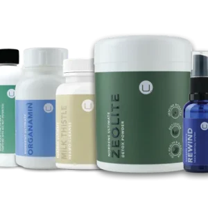 Nordens Ultimate Immune Booster Milk Thistle Bundle Including Rewind Zeolite Hair Skin and Nails Moringa and Organamin